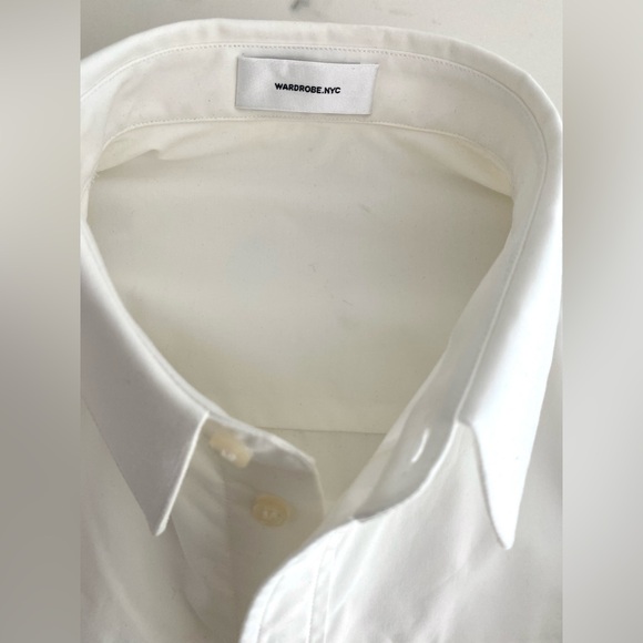 WARDROBE.NYC Shoulder Pad Shirt Sz L $600 - Picture 8 of 9